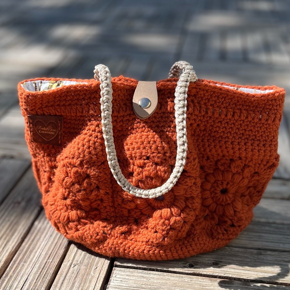 Handmade crochet bag